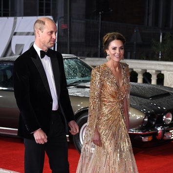 Голливудские звезды? Нет, это Кейт Миддлтон и принц Уильям на премьере фильма «Не время умирать» в Лондоне