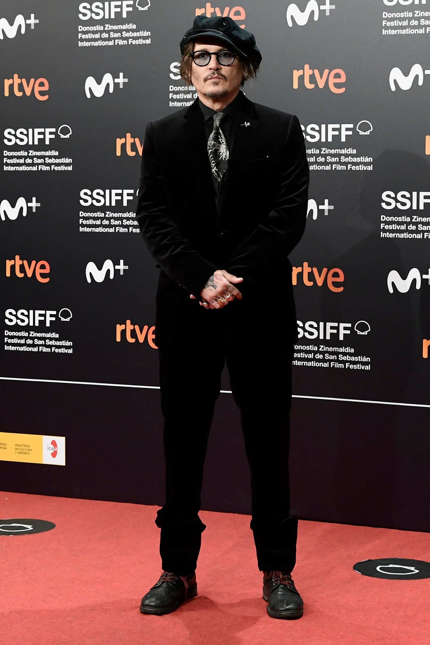 Джонни Депп на Кинофестивале в СанСебастьяне