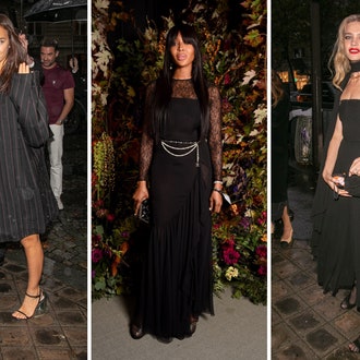 Модный десант: Ирина Шейк, Наталья Водянова, Наоми Кэмпбелл на праздничной выставке Vogue Paris