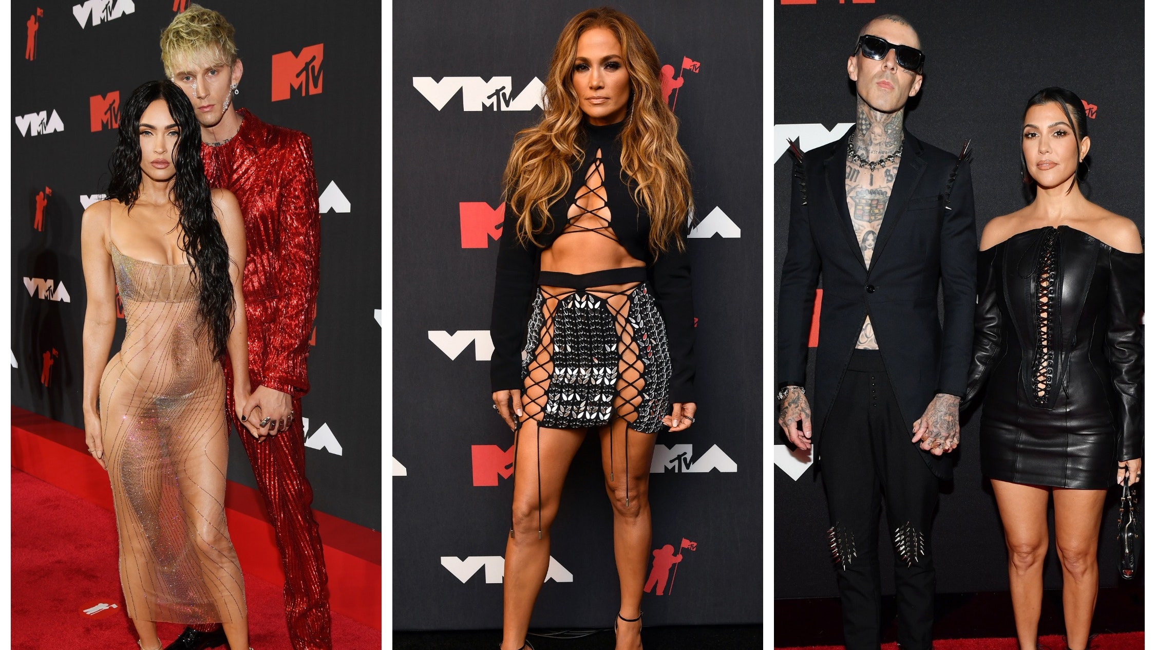 MTV VMA 2021 Меган Фокс и Machine Gun Kelly ДжейЛо и другие гости премии