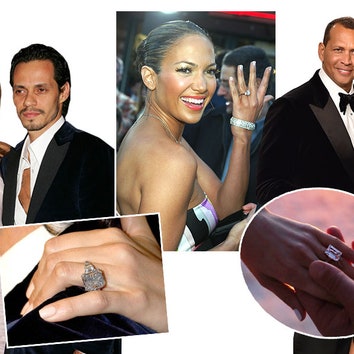 Какими были помолвочные кольца Джей-Ло от Бена Аффлека, Алекса Родригеса, Марка Энтони и других мужчин?