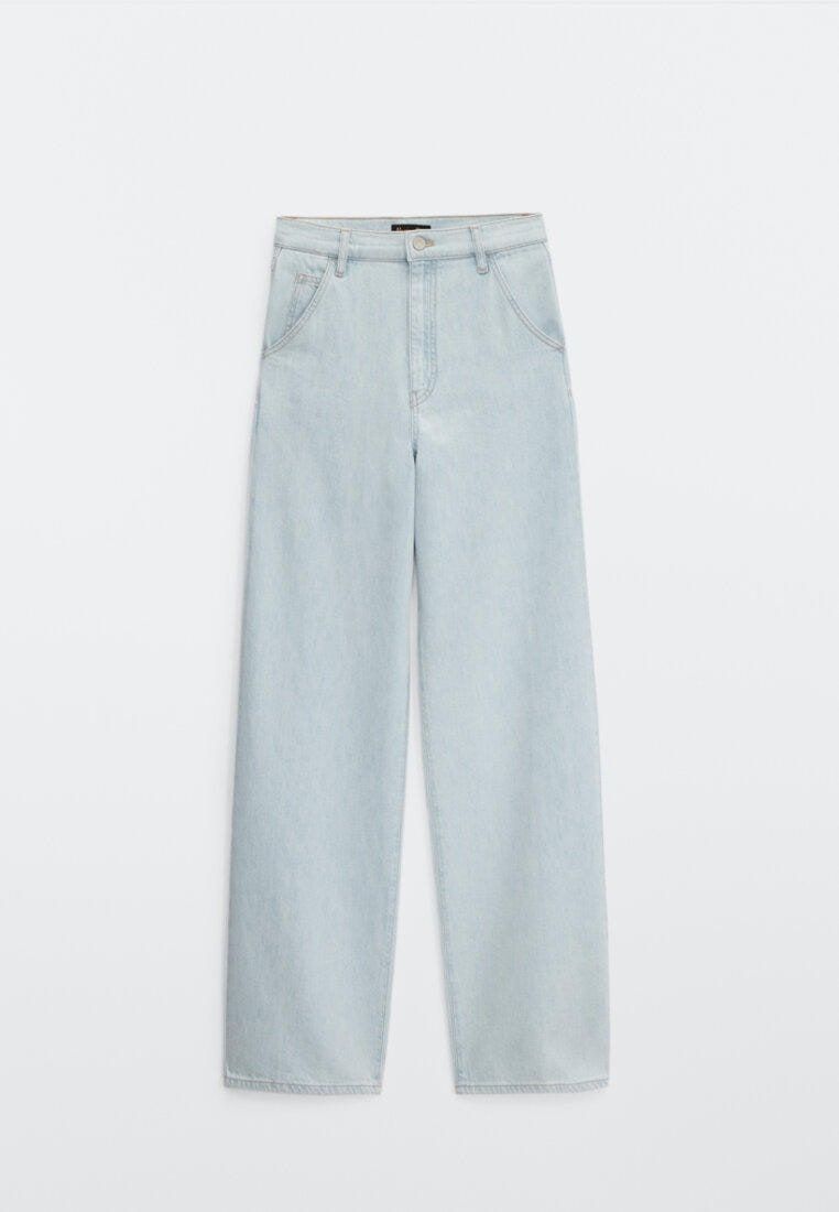 Широкие светлые джинсы как у Хейли Бибер. Где купить | Фото