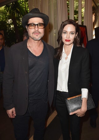 Анджелина Джоли и Брэд Питт.