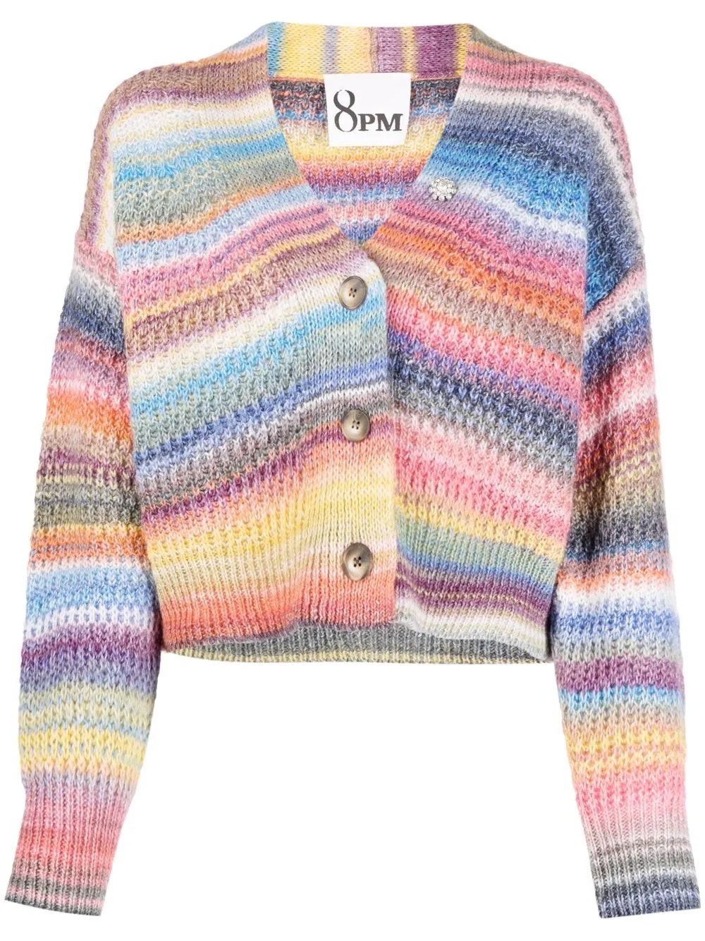Разноцветный кардиган — теплая и яркая замена пиджаку этой осенью