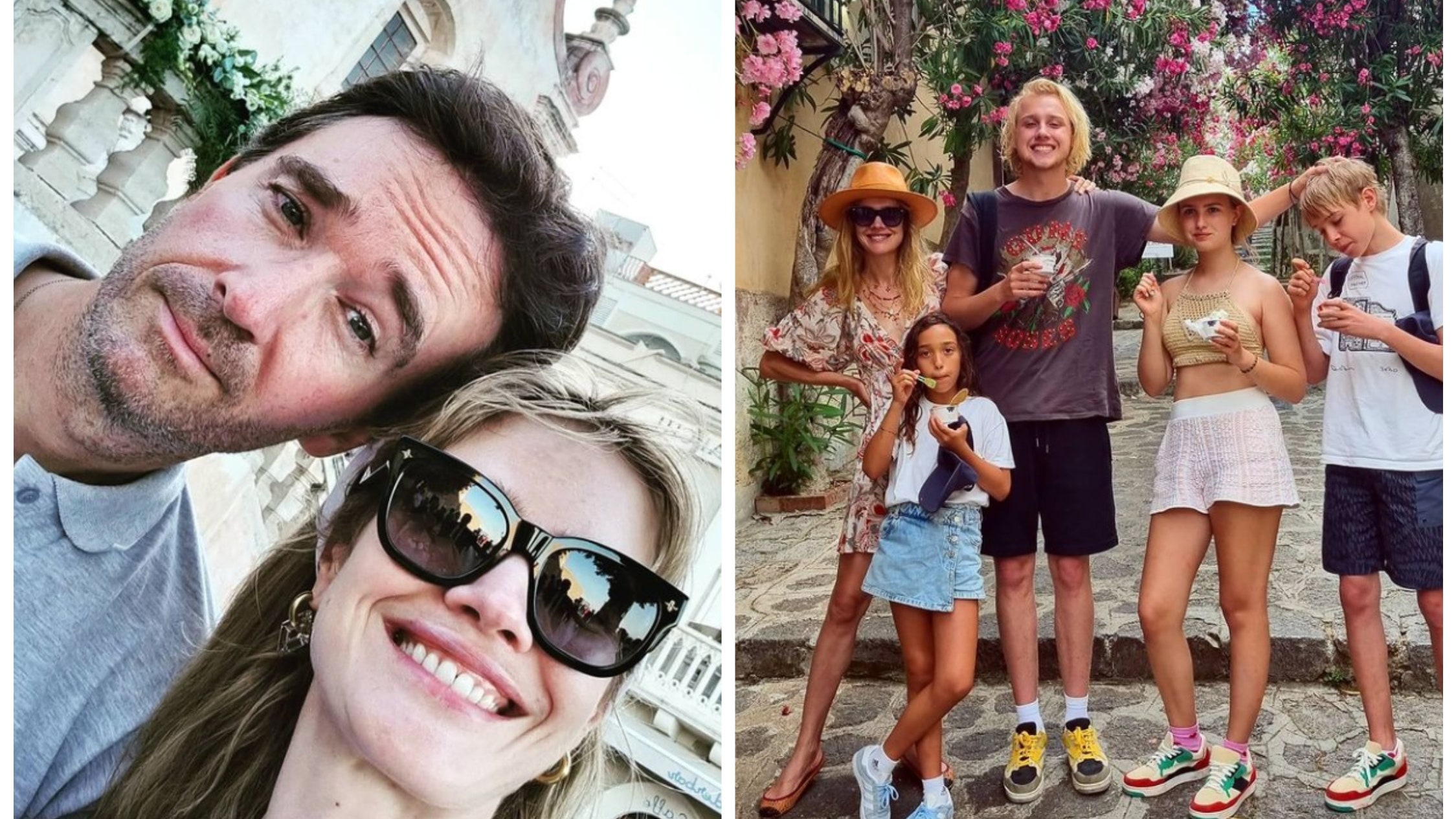 Посмотрите как Наталья Водянова отдыхает в Италии с Антуаном Арно и детьми