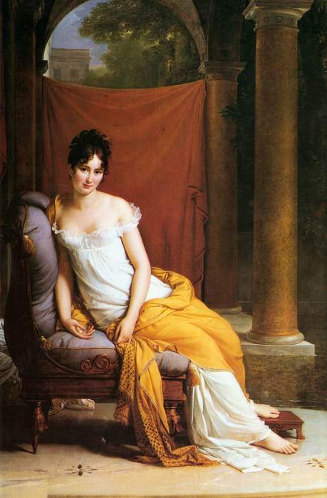 Франсуа Жерар. Портрет мадам Рекамье. 1805 год.