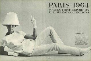 Courreges 1964. Андре Курреж создал коллекцию «Лунная девушка» после которой Vogue назвал его главным дизайнером года...