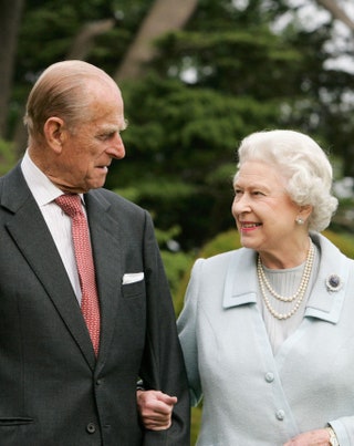 Принц Филипп и Елизавета II.