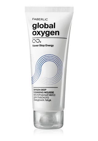 Кислородный мусс дляnbspглубокого очищения лица Global Oxygen Faberlic.