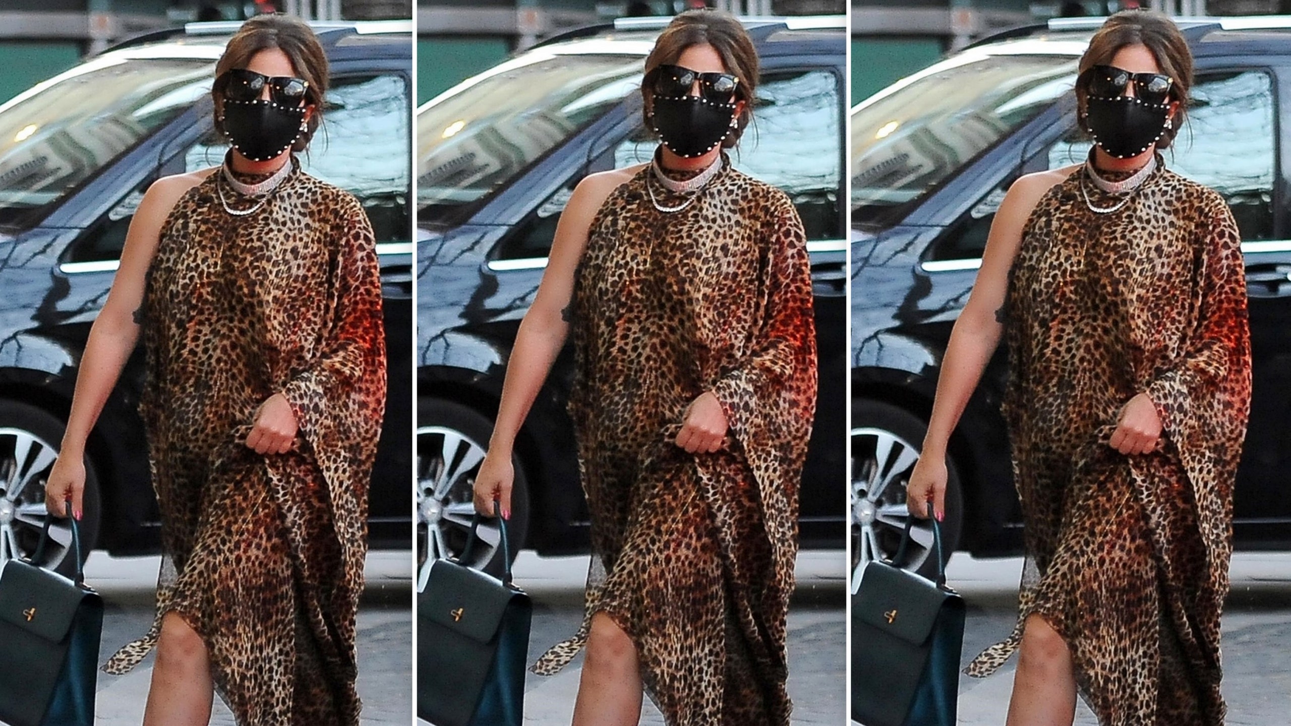 Родом из нулевых Леди Гага воскрешает тренд на леопардовый принт