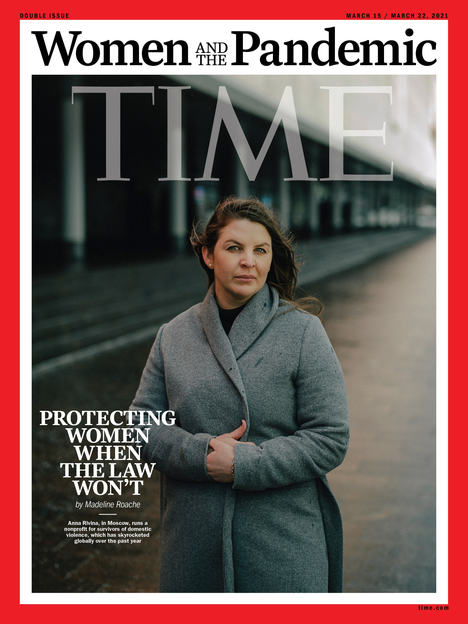 Руководитель центра «Насилию.нет» Анна Ривина появилась на обложке Time