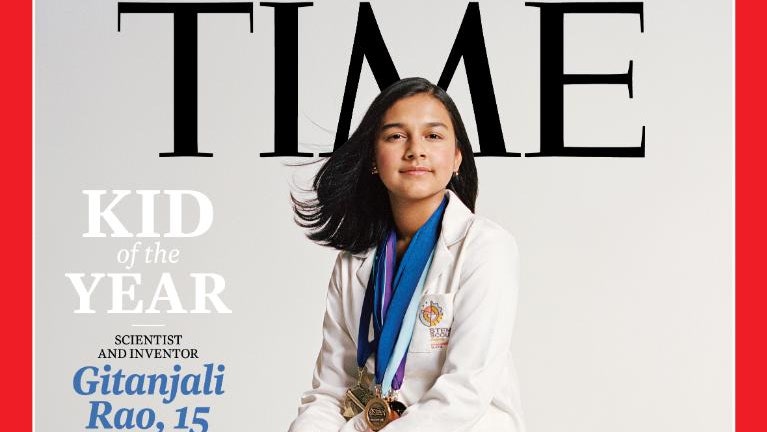 Журнал Time впервые выбрал «Ребенка года». Им стала 15летняя исследовательница Гатанджали Рао