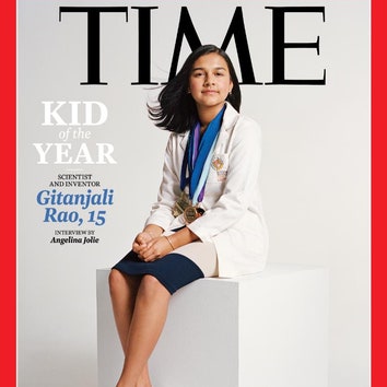 Журнал Time впервые выбрал «Ребенка года». Им стала 15-летняя исследовательница Гатанджали Рао