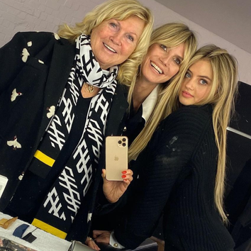Дочки-матери: Хайди Клум поделилась снимком с мамой и 16-летней дочерью Лени