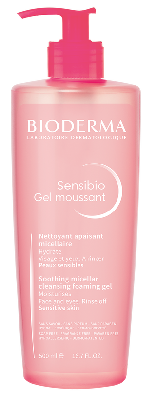 Очищающий мицеллярный гель Bioderma Sensibio дляnbspчувствительной кожи лица 500nbspмл . 1284 руб. цена после скидки...