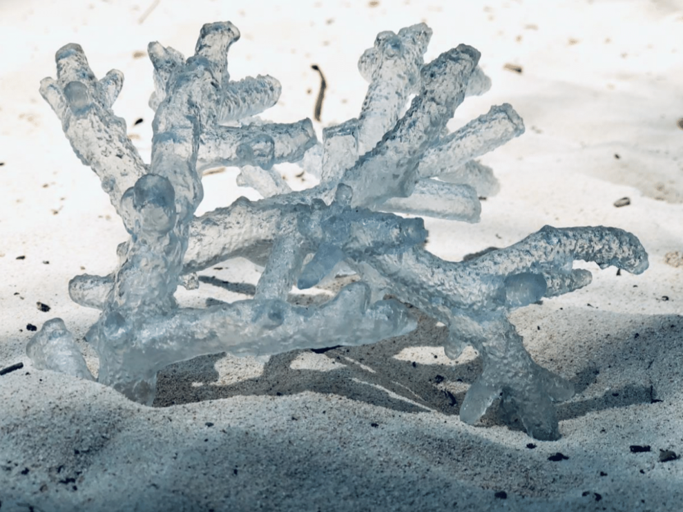 Corals are melting 2019 Ice sculpture Dimensions variable. Работы художницы можно купить на новой платформе ТЕО...
