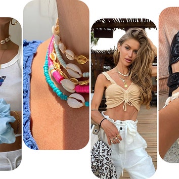 Ожерелья и браслеты из ракушек &- модный тренд из инстаграма