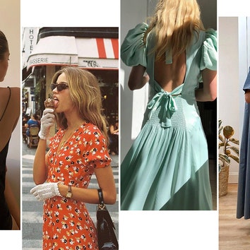 Самые модные платья лета 2020: от трикотажного сарафана до минималистичной комбинации