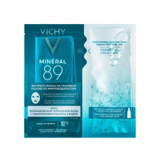 Экспрессмаска наnbspтканевой основе изnbspмикроводорослей Mineral 89 Vichy.