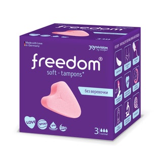 Супермягкие тампоны Freedom.