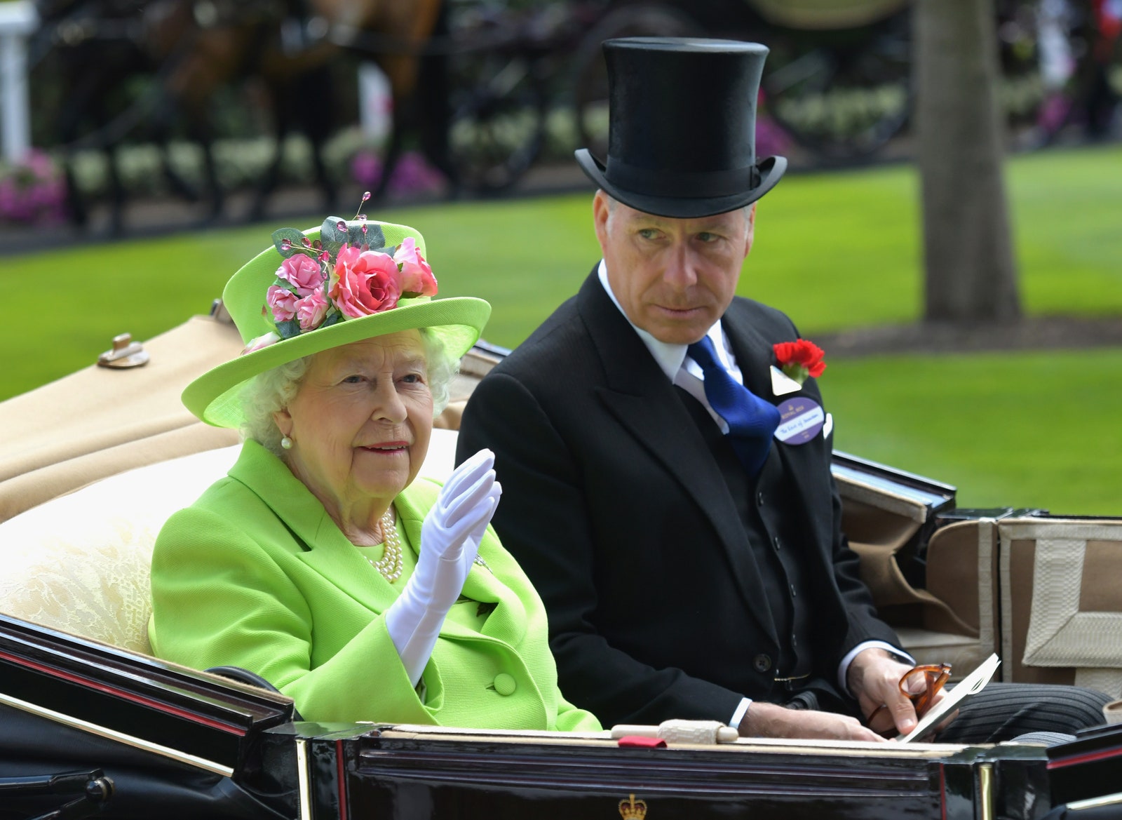Королева Елизавета II и Дэвид АрмстронгДжонс