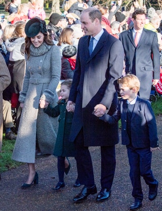 Кейт Миддлтон принцесса Шарлотта принц Уильям иnbspпринц Джордж  .