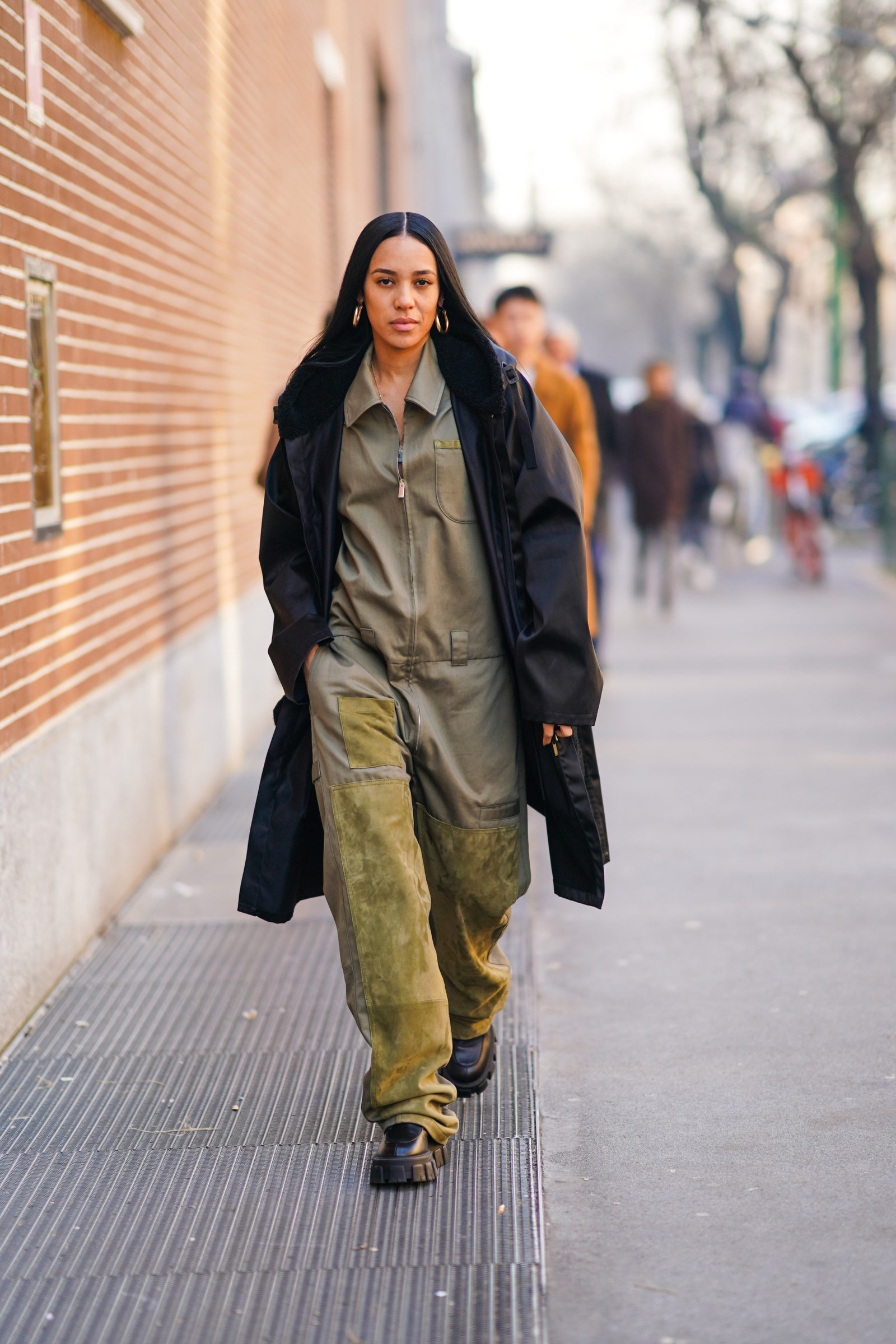 Что носят героини стритстайла на Неделе мужской моды в Милане