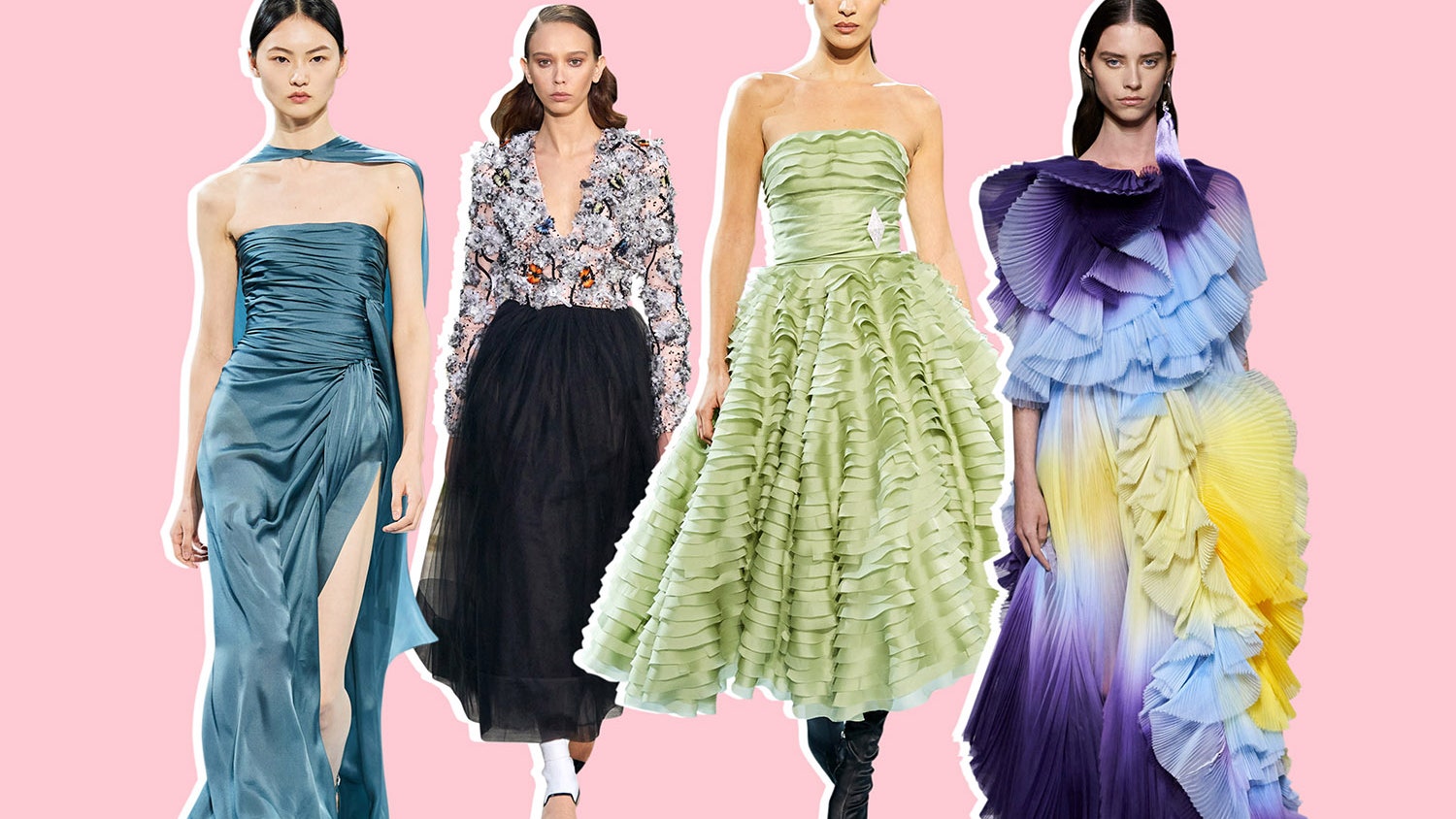 50 самых красивых вечерних платьев Недели высокой моды в Париже