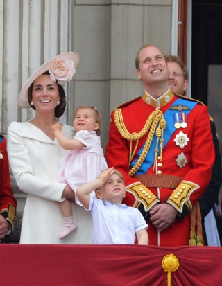 Кейт Миддлтон принцесса Шарлотта принц Джордж иnbspпринц Уильям.