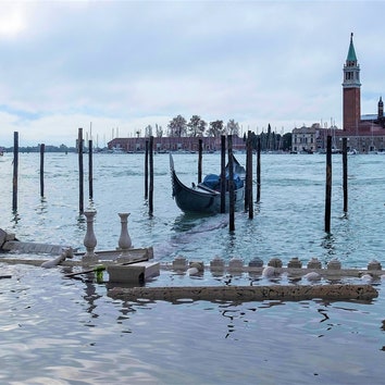 Наводнение в Венеции стало самым сильным за последние 50 лет
