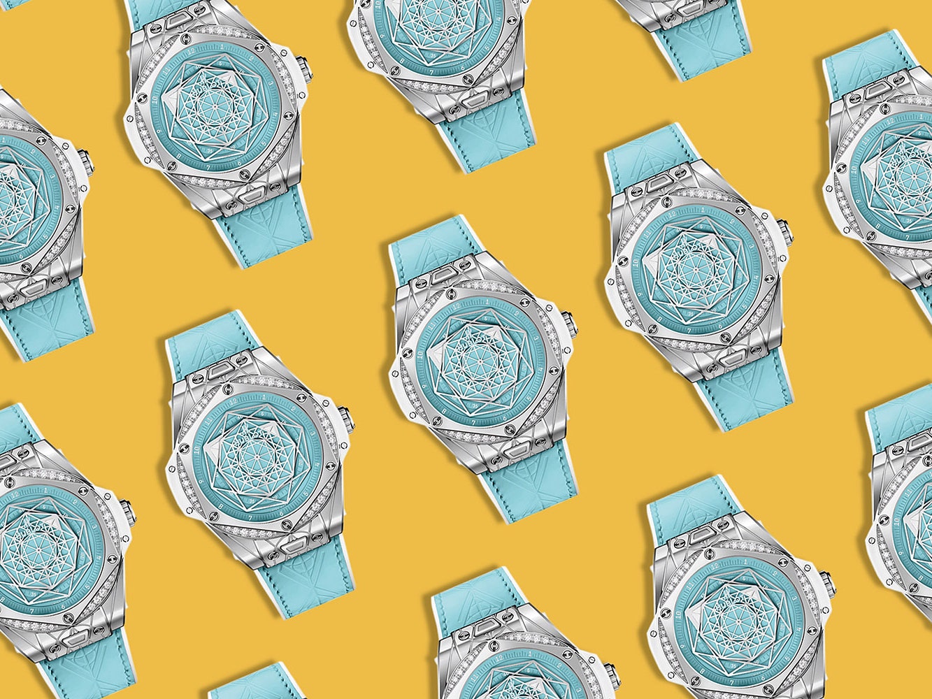 Аксессуар дня: часы Hublot Big Bang One Click Sang Bleu Steel Turquoise