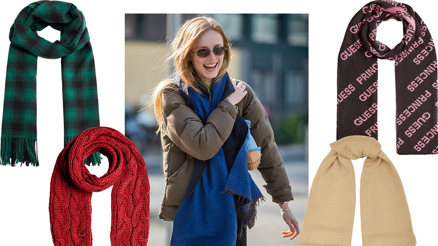 20 шарфов для ветреных дней выбор Glamour