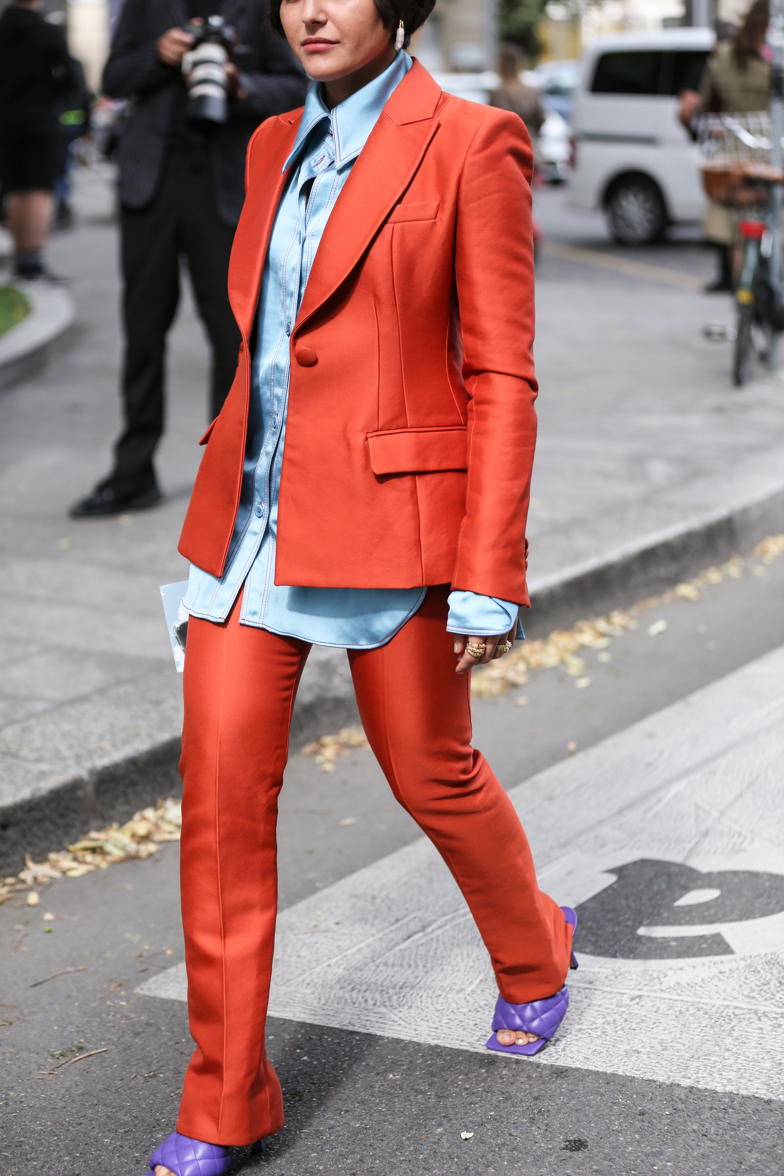 Стритстайл Недели моды в Милане что носят модницы в итальянской fashionстолице