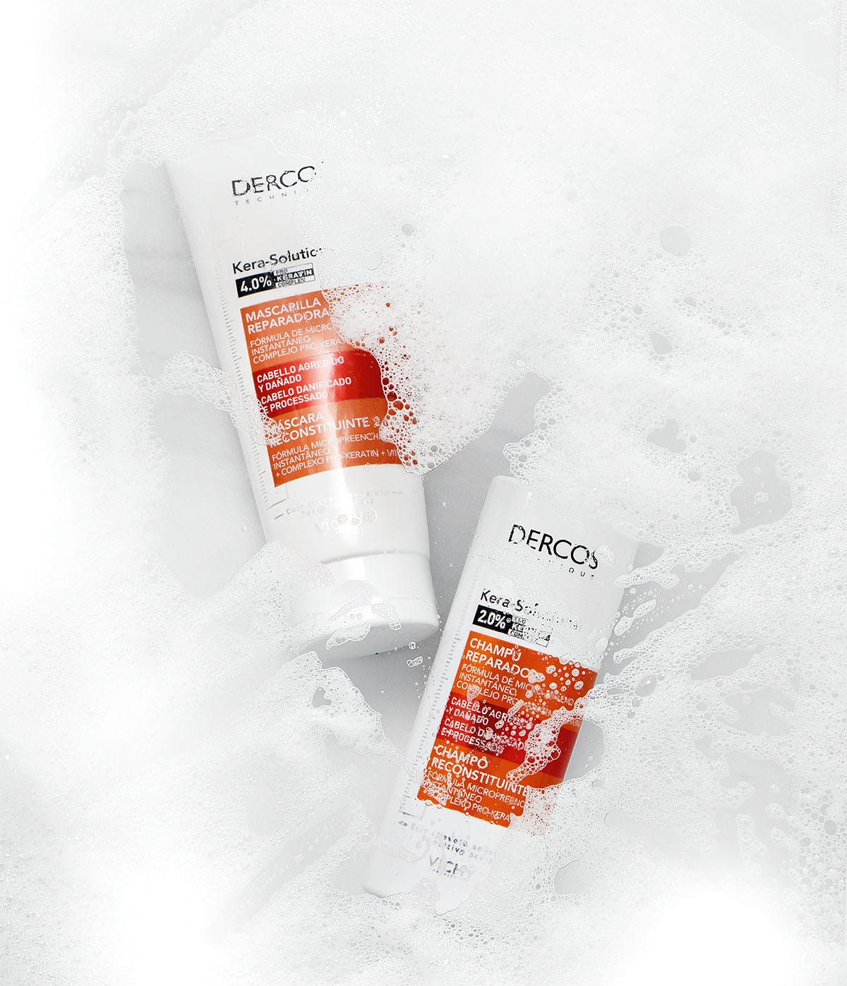 Экспрессмаска для волос Dercos KeraSolutions Restoring 2 Min. Mask 1470 руб. Шампунь Dercos KeraSolutions Resurfacing...