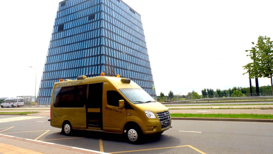Российская компанияразработчик BaseTracK представила беспилотное маршрутное такси