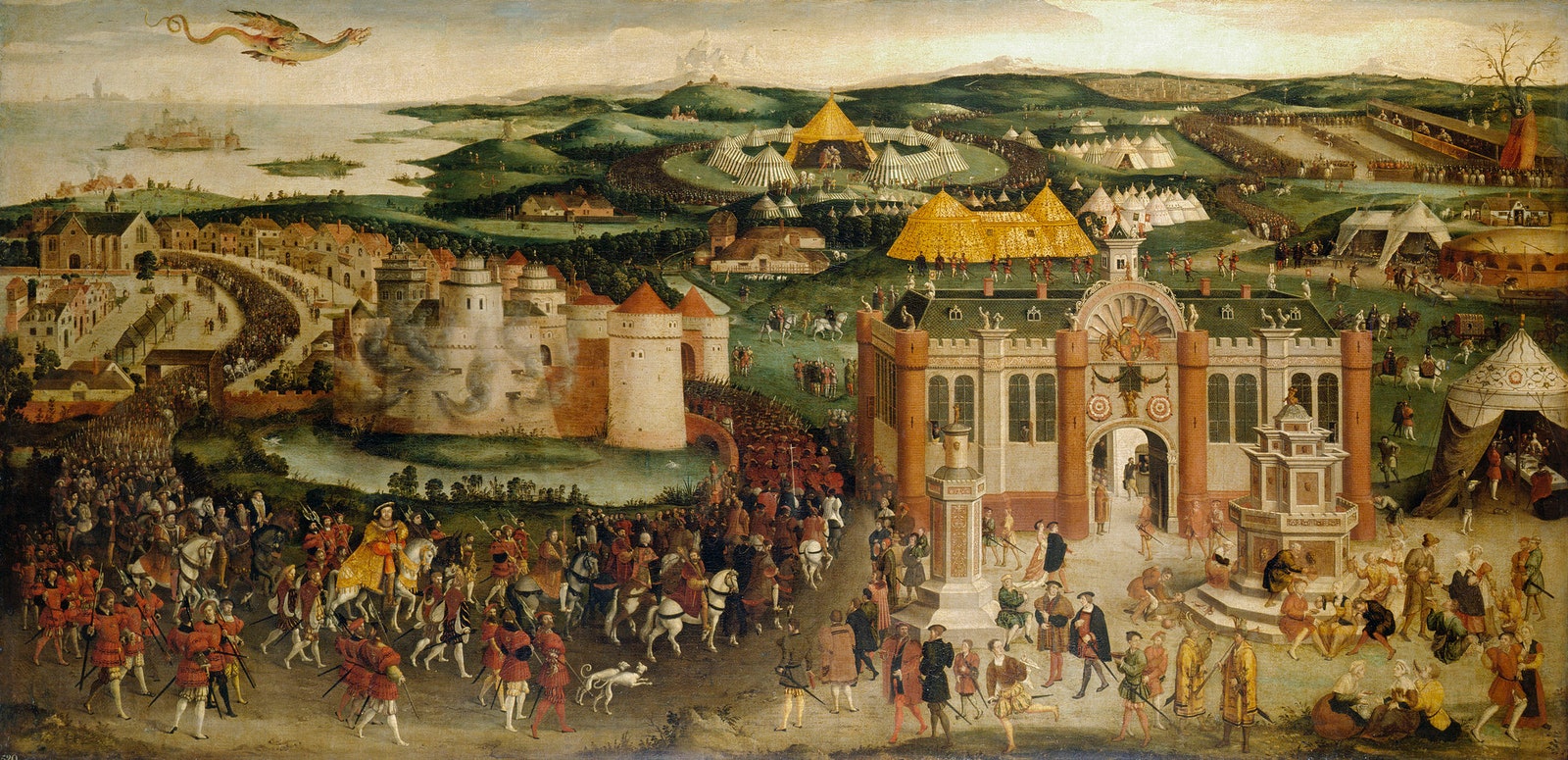 The Field of the Cloth of Gold неизвестный художник ок. 1545 г.