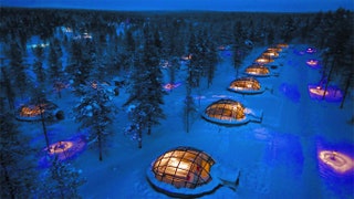 Kakslauttanen Arctic Resort.