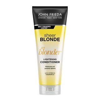 Осветляющий кондиционер дляnbspнатуральных светлых мелированных иnbspокрашенных волос Sheer Blonde Go Blonder John Frieda.