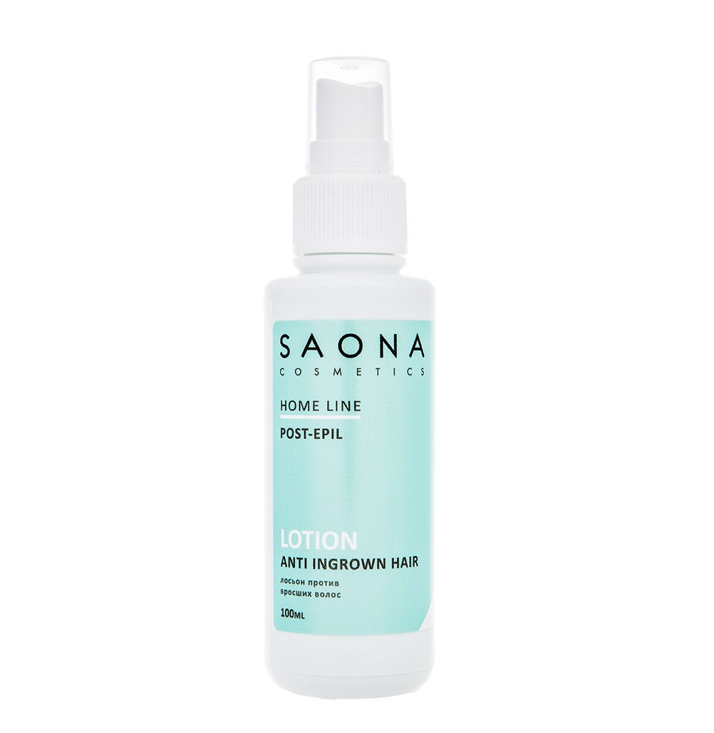 Лосьон против вросших волос с фруктовыми кислотами и салициловой кислотой Saona Cosmetics.