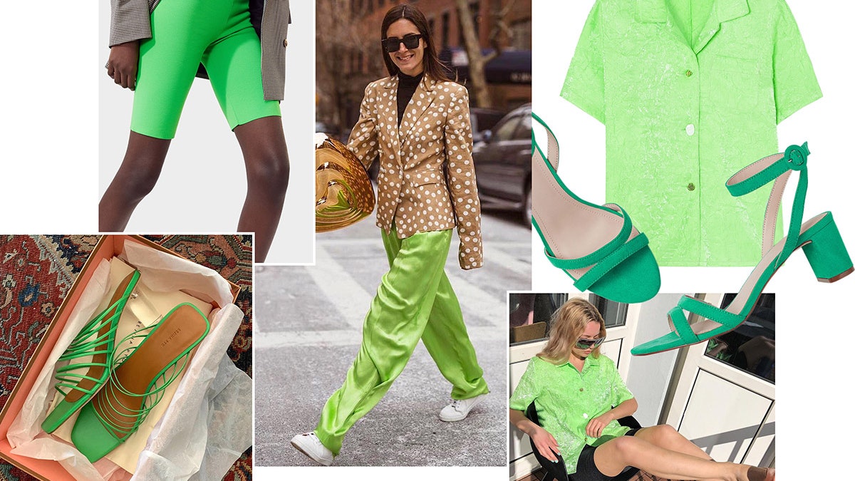 Салатовый — модный цвет весны 2019 фото тренда из инстаграма