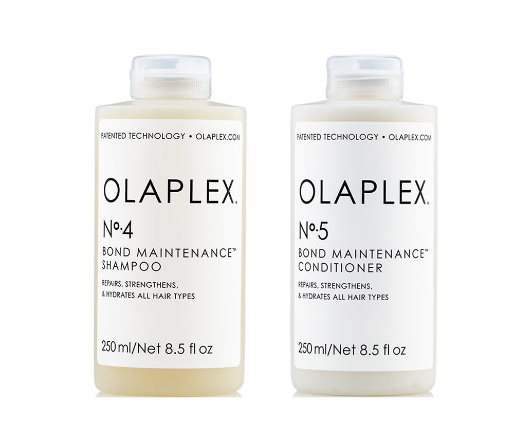 Шампунь и кондицинер для домашнего ухода Olaplex.