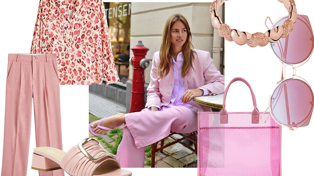 Как одеться в розовый с головы до ног берем пример с модных блогеров