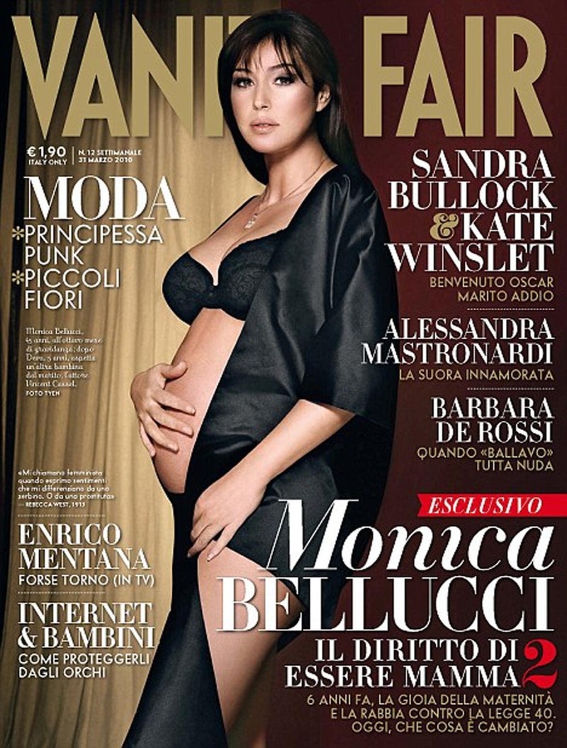 Тина Кунаки фото голой беременной модели на обложке журнала