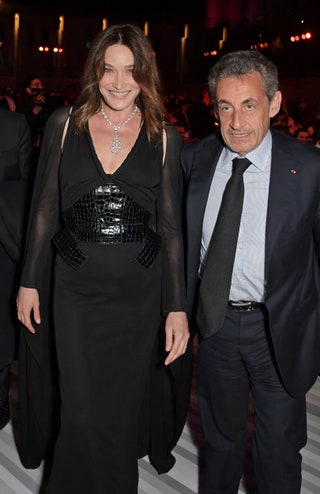 Карла Бруни  и Николя Саркози.