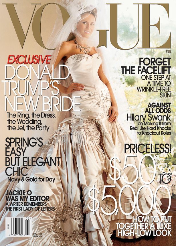 Мелания Трамп на обложке Vogue