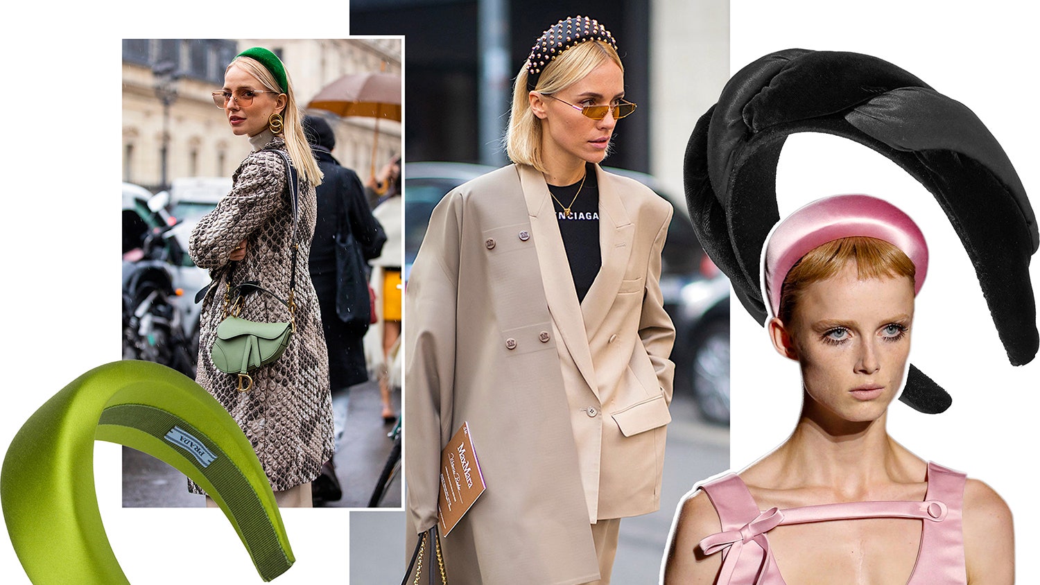 Ободок для волос фото модных аксессуаров весны 2019 — как носить и где купить