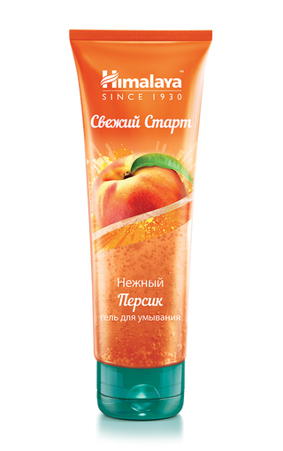 Очищающий гель «Персик» Himalaya Herbals.