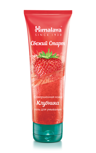 Очищающий гель «Клубника» Himalaya Herbals.