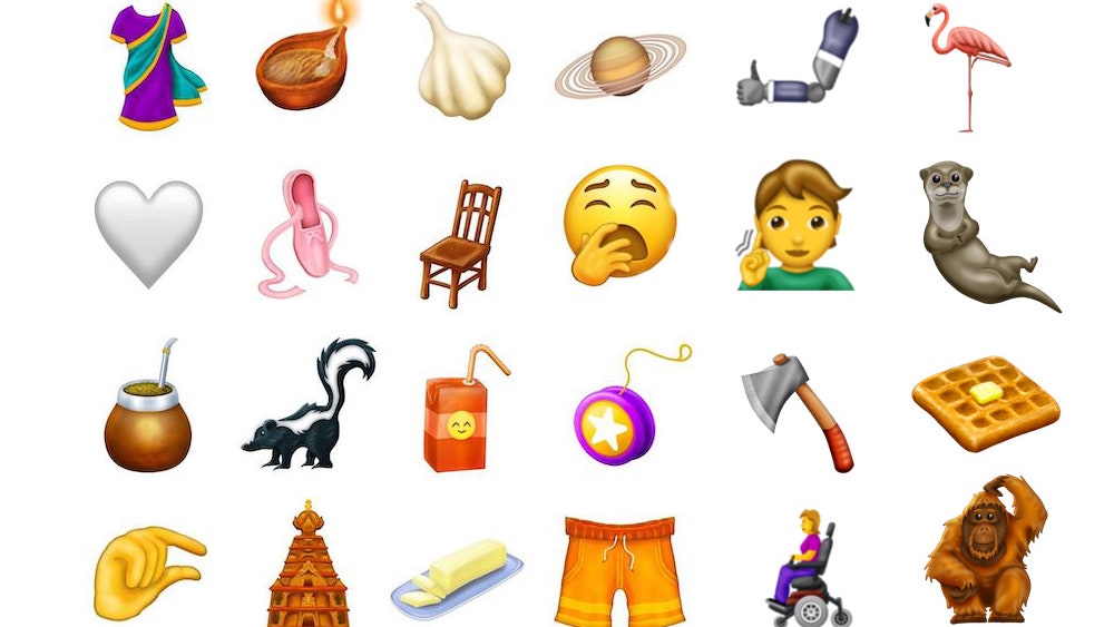 Эмодзи Unicode для iOS и Android новые смайлики