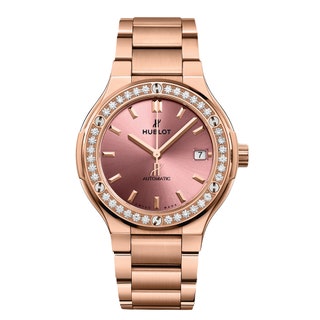 Hublot Classiс Fusion Integrated Bracelet Pink золото бриллианты цена по запросу.